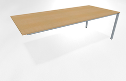 Conference table end-of-row desk 2200 x 1000 mm
