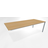 Conference table end-of-row desk 2200 x 1000 mm