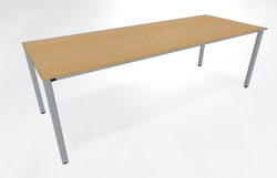 Conference / Basic desk, one side linkable 2200 x 800 mm