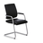 bd-233 black dot cantilever visitor chair