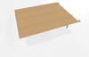 Teamtable / Double bench extension shelf 2000 x 1600 mm
