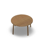 1381- ZETA table ø110 cm h60 cm