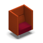 1563 - PIVOT CAVE Extra high 1,5-seater with high armrests both sides