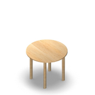 2050 - JOIN table ø90 cm, h75, birch HPL