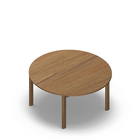 3057 - JOIN table ø120 cm, h60, oak laminat