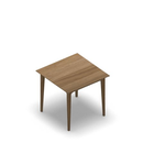 1593 - NEXUS Tabletop 70x70 cm - Height 60 cm, oak hpl