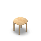 3046 - JOIN table ø70 cm, h60, birch melamine