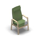 3692 - Zeta chair with step less adjustment with removable seat cover