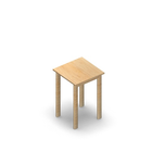 3073 - JOIN table 50x50 cm, h75cm, birch melamine