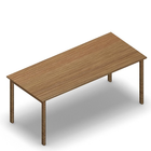 3098 - JOIN table 180x80 cm, h75, oak melamine