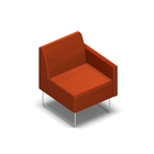 2141 - PIVOT Chair with low armrest (6cm, right side)