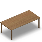 3042 - JOIN table 180x90 cm, h60, oak HPL