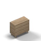 4451 - SOFT sideboard with 3 drawers, push to open