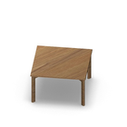 3218  - JOIN table Cross legs (H60),  90x90 cm, oak melamine