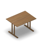 3182 - JOIN  table with T-legs, 120x90 cm, H75, birch melamine