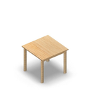 3010 - JOIN table 70x70 cm, h60, birch melamine