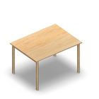 3103 - JOIN table 120x90 cm, h75, birch melamine