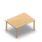 3034 - JOIN table 120x90 cm, h60, birch melamine