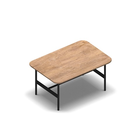 1881  - DAPPLE table 80x55 cm, oak veneer
