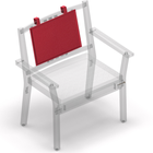 1317 - SALINA Removable back cover for Max chair