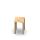 2098  - JOIN table Cross legs (H75),  50x50 cm, birch HPL
