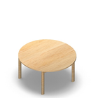2028 - JOIN table ø120 cm, h60, birch HPL