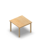 3019 - JOIN table 80x80 cm, h60, birch melamine