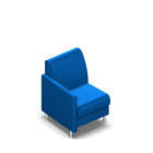 2381 - SANTANA Chair with narrow armrest on left side