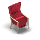 2795 - SALINA High recliner with elevation, closed sidewall, with removable seat cover