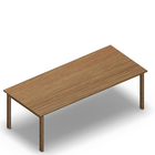 3029 - JOIN table 180x80 cm, h60, oak melamine