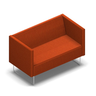 2170 - PIVOT 2-seater with high armrests (6cm)