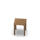 3263  - JOIN table Cross legs (H75),  60x60 cm, oak melamine