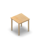 3079 - JOIN table 70x70 cm, h75, birch melamine