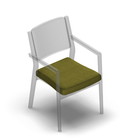 1841 - Zeta dining chair extra removable seat cover