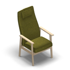 4464 - Zeta stol seter heltre, høy, fast