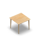 1570 - NEXUS Tabletop 80x80 cm - Height 60 cm, oak hpl