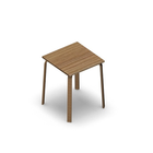 1414 - ZETA table 60x60 cm h75 cm
