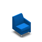 2382 - SANTANA Chair with narrow armrest on right side