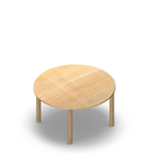 2027 - JOIN table ø110 cm, h60, birch HPL