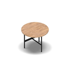 1880 - DAPPLE Side table 60 cm, oak veneer