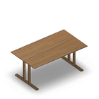 3153 - JOIN  table with T-legs, 140x80 cm, H60, oak HPL