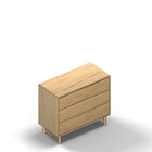 4442 - SOFT sideboard with 3 drawers push to open
