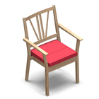 1311 - SALINA Multi stackable chair with armrest