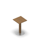 3353 - JOIN center column table 50x50 cm, oak melamine