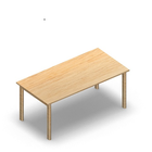3016 - JOIN table 140x70 cm, h60, birch melamine