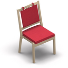 2901 - SALINA Stackable chair without armrest