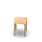 2099  - JOIN table Cross legs (H75),  60x60 cm, birch HPL