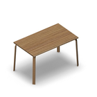 1424 - ZETA table 120x70 cm h75 cm