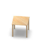 2103  - JOIN table Cross legs (H75),  80x80 cm, birch HPL