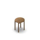 3045 - JOIN table ø60 cm, h60, oak HPL